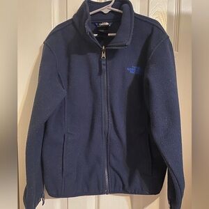 The North Face Chimborazo Jacket Boys Navy Blue Triclimate Full Zip Fleece